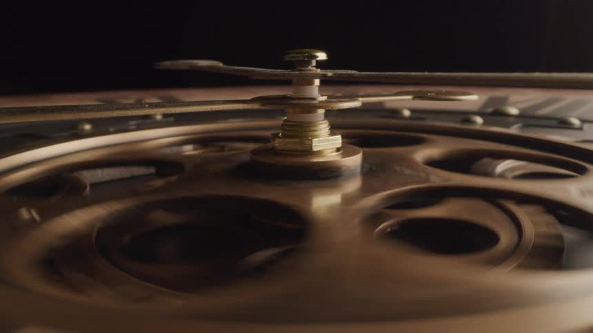 Metal gear of a moving clock