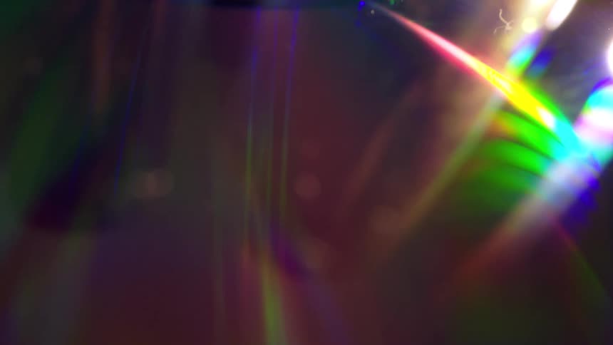 Light is reflecting on the disc