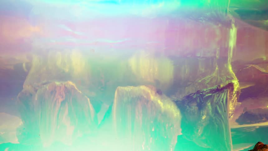 The color warp and stretch all over