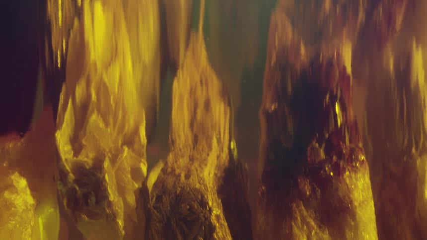 Abstract close up on precious crystals