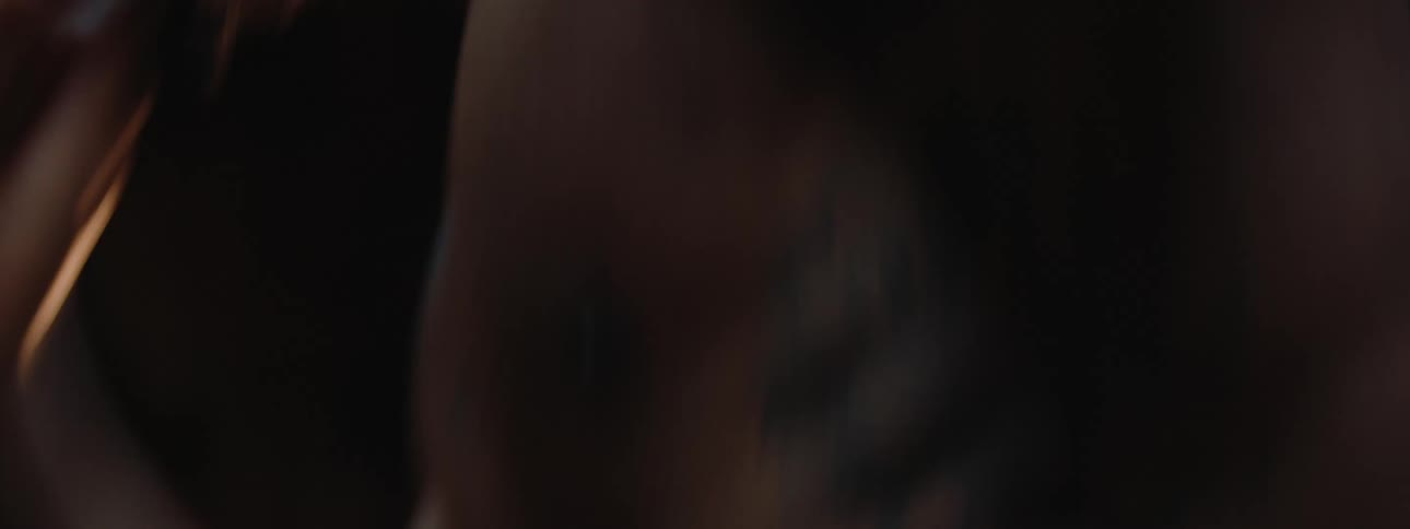 A man is punching fast inside