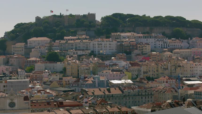 Below is a city sitting on a hillside