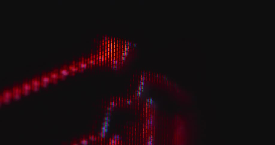The red arrow of a statistical data bar animation moves up across the screen as symbol for inflation and increasing prices for everyday goods and costs of living in the US with shaky camera movement causing stress and fear of missing out