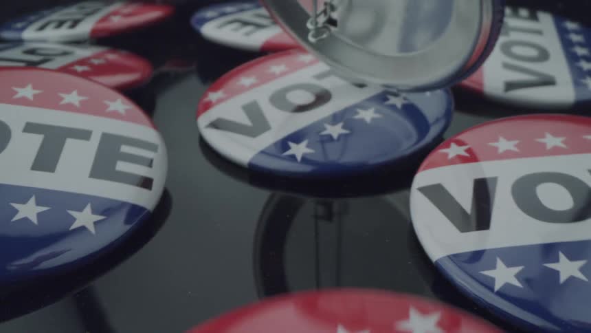 Falling pin back button disturbs other buttons that encourage voting