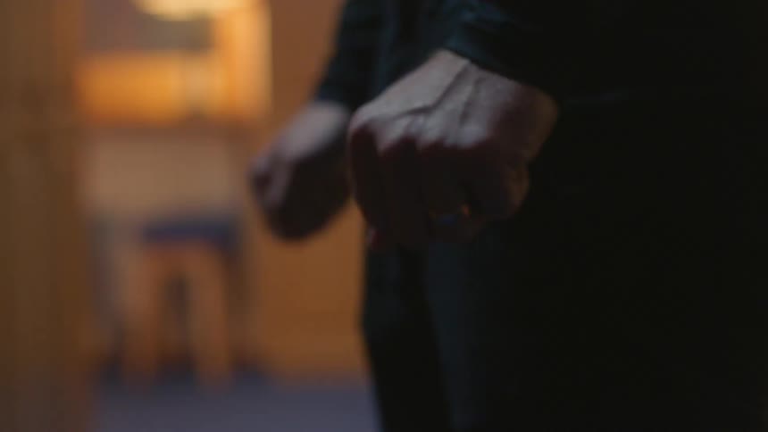 Close up of a person's hands