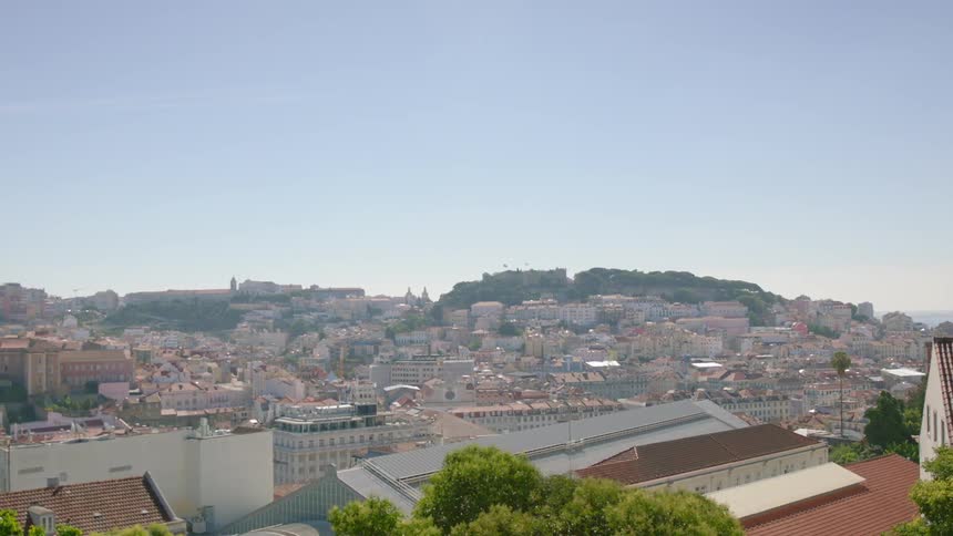 A city on a clear day