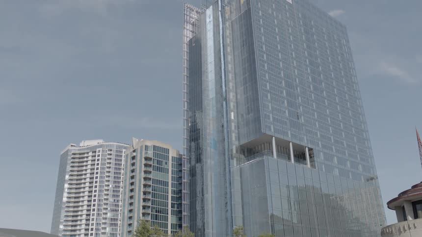 Skyscrapers on a cloudy day