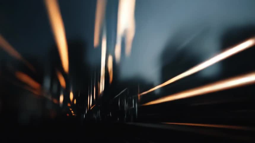 Abstract and blurred light play