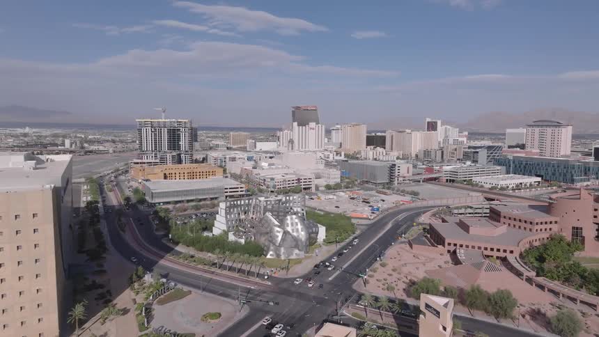 Panorama of downtown Las Vegas