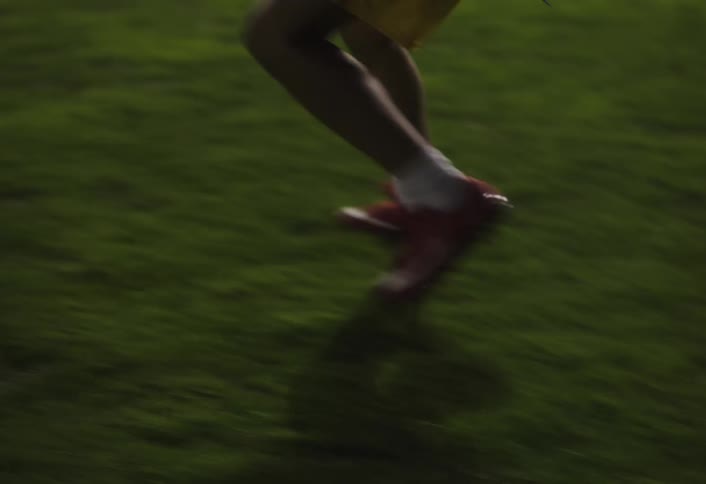 A person runs up to another person