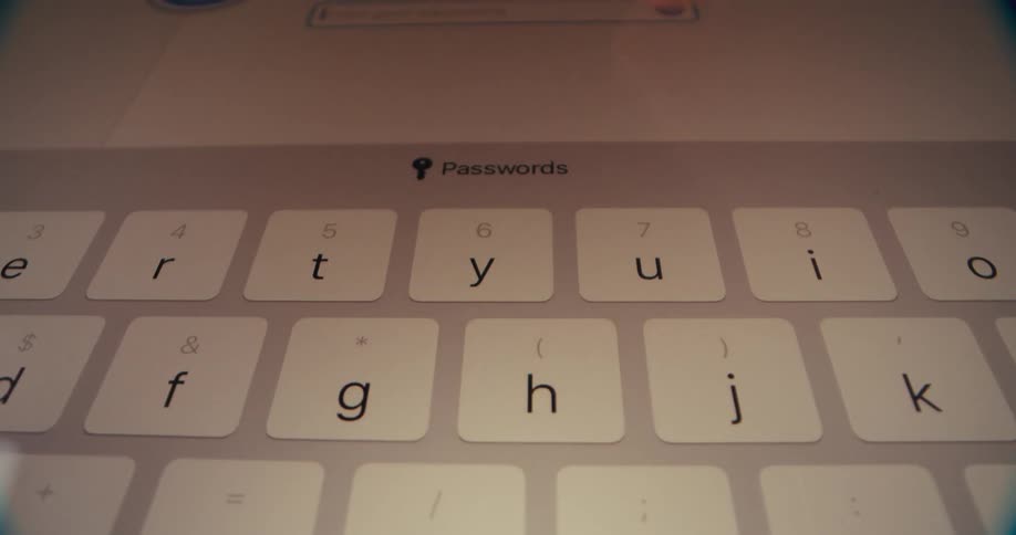 A close up of a phones keyboard