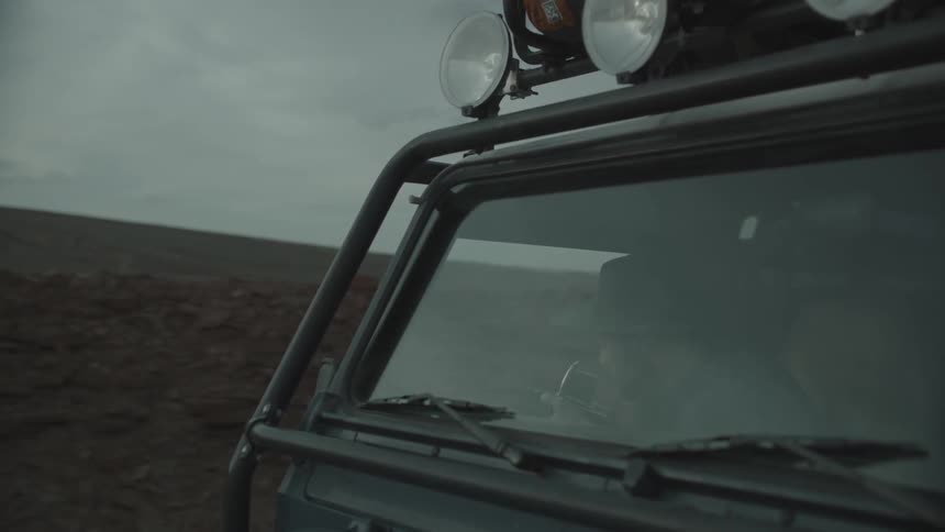 Vehicle driving in the wilderness