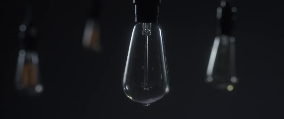 Light Bulbs turning on and off
