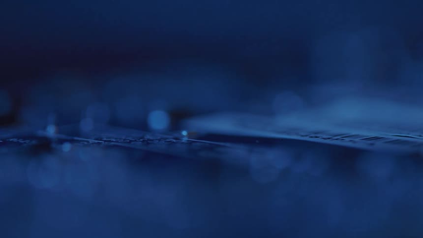 Abstract closeup on computer components