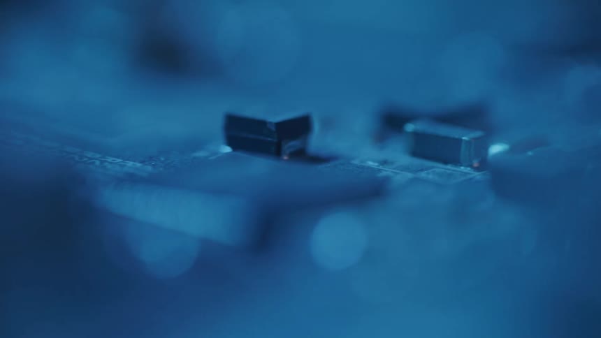 Close up of buttons on a device