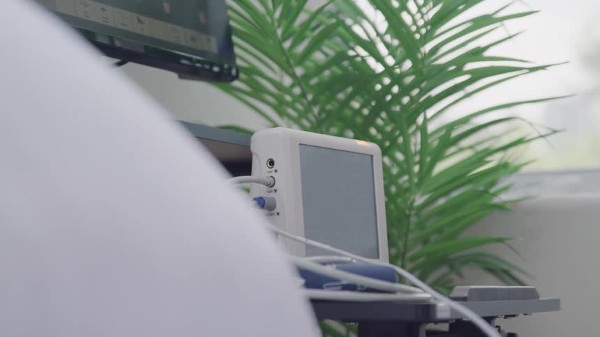 Medical equipment in a room