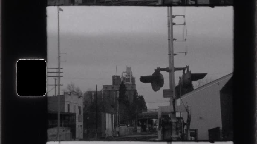 Traffic lights are on the train tracks