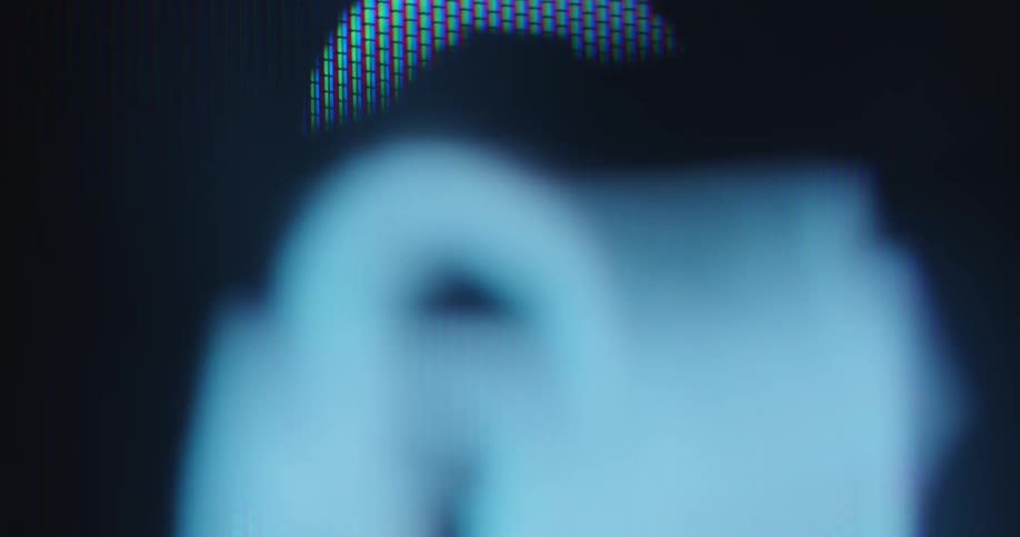 Macro close up of a 2D motion graphic animation of a lock icon or emblem closing up or opening as protection symbol for password strength and data safety in a digital environment with cyber threats and hacking attacks