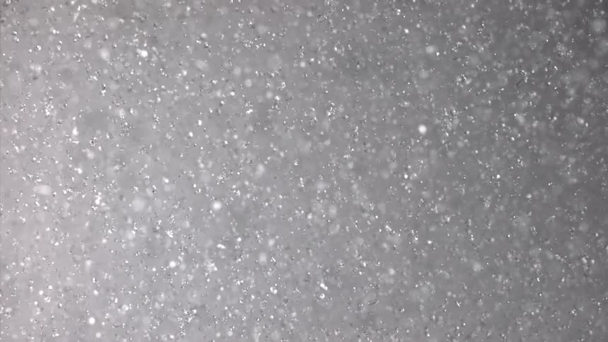 Shiny droplets falling abstractly