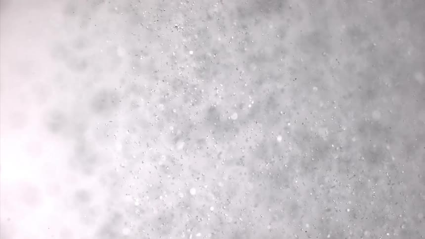 Extreme close up of water droplet friction