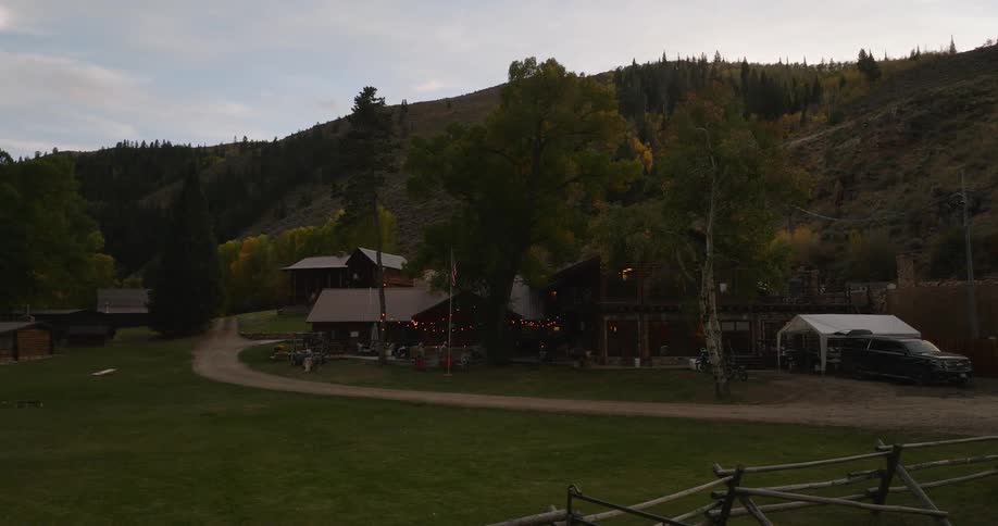 A small mountain resort nestled in the forest