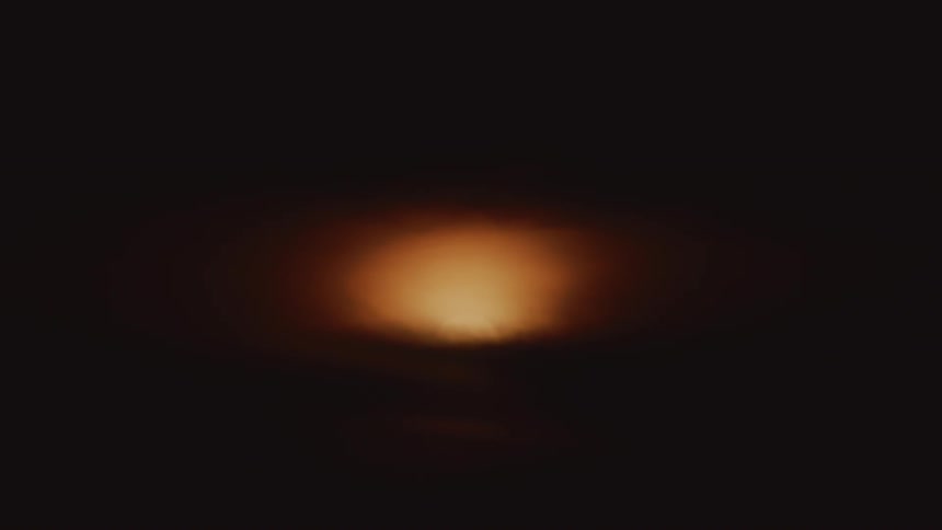 The sun sets leaving an orange glow in its wake