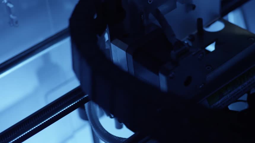 Close up of a machine in operation