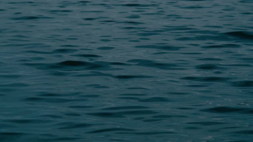 Close up of calm waves on a body of water