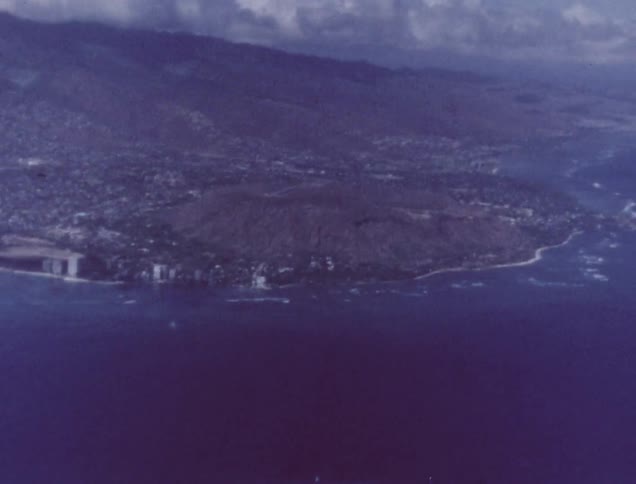 Water flows into the shoreline