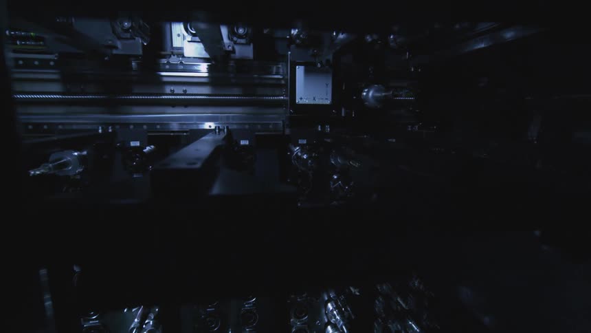 Robotic machine in operation