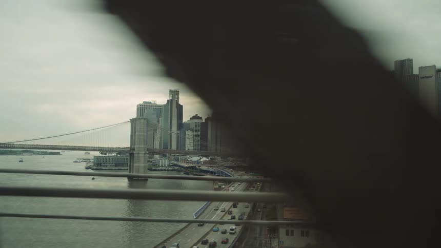 Panoramic view of a seaside metropolis