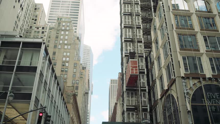 Commercial and urban buildings in a metropolis