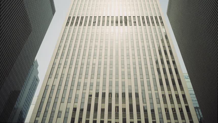 Modern skyscraper in an urban city