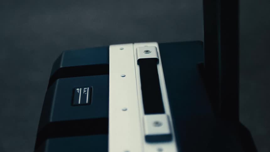 Close up of a suitcase