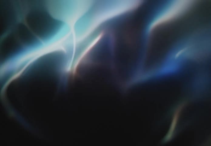 Abstract light reflection against a dark background