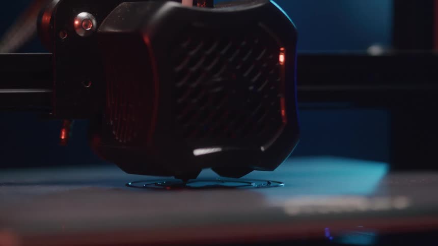 The machine is carving into metal