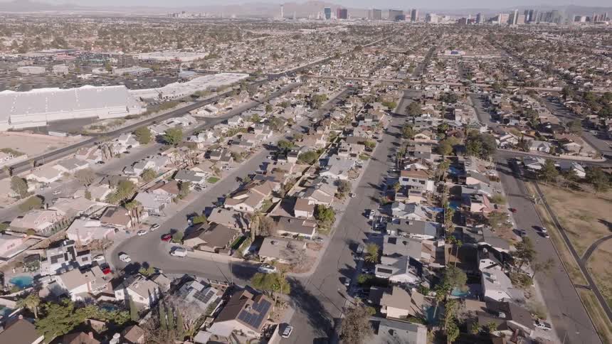 The Las Vegas suburbs are full of many homes