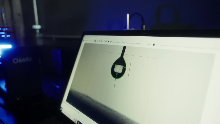 Photo editing software is running on the screen