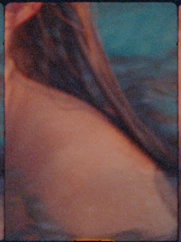 Woman swimming in calm waters