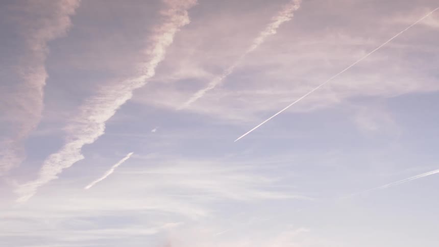 Thin clouds in the sky