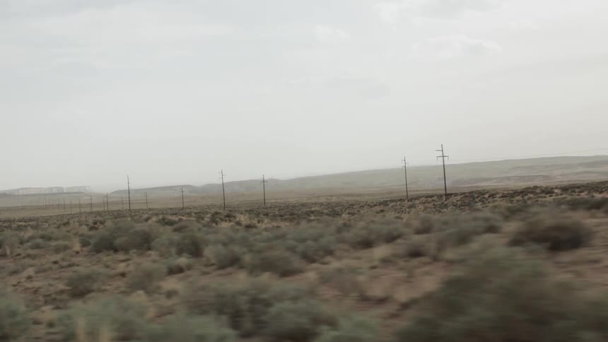 Poles in the desert