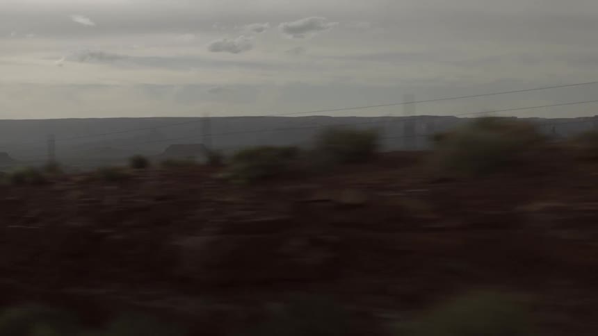 Mounds of dirt on a plain