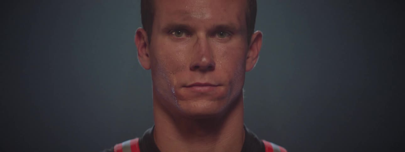 Portrait of a man in a lowlight environment