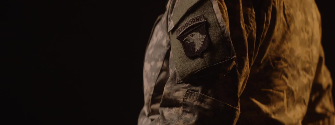 Person in a military uniform