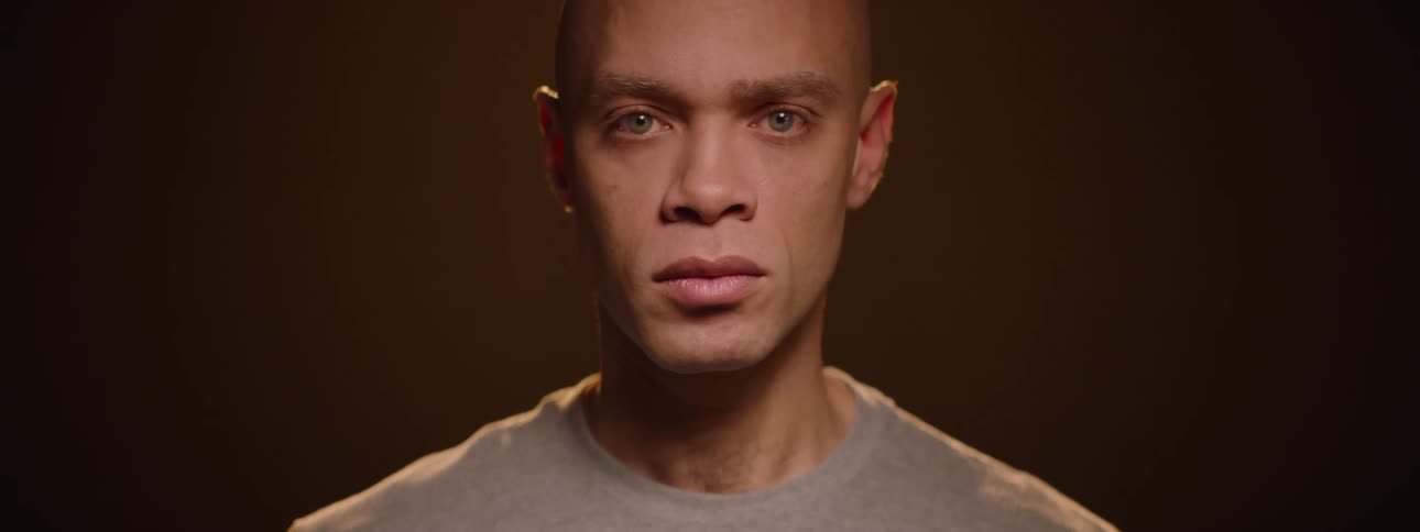 Portrait of a blueeyed man