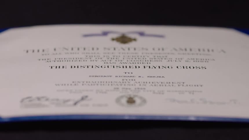 Close up of a diploma with text