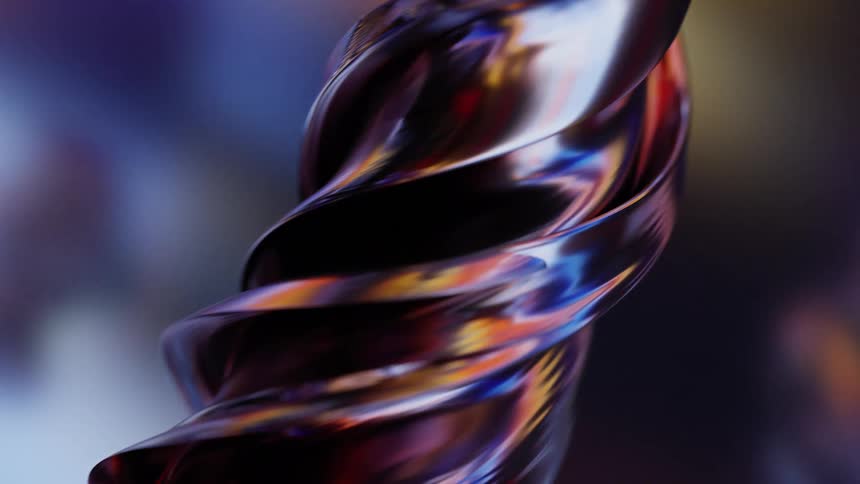 Translucent and abstract spiral