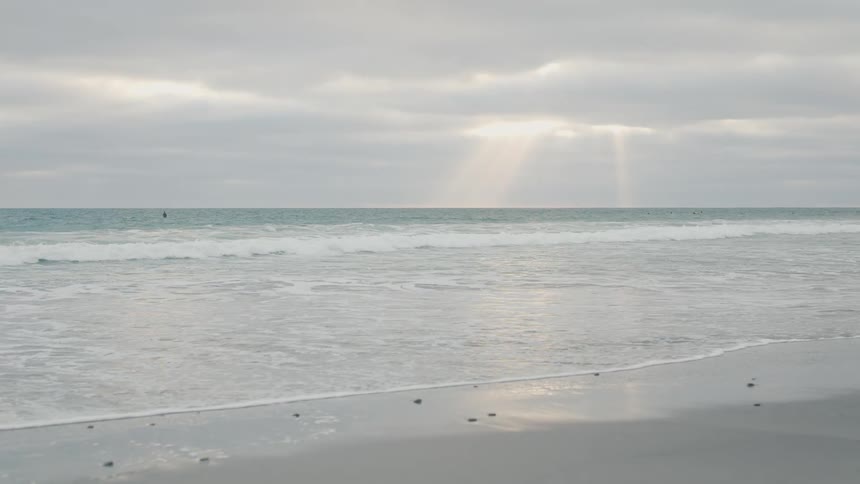 A footage of the beach