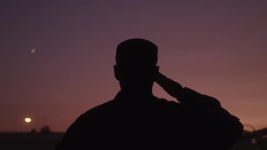 A footage of a soldier and my contacts