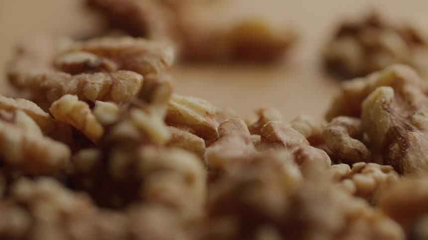 Close up of nuts on a surface